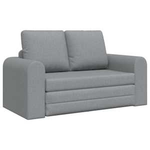 Pohovka na spaní 60cm Světle šedá textil - obrázek 2