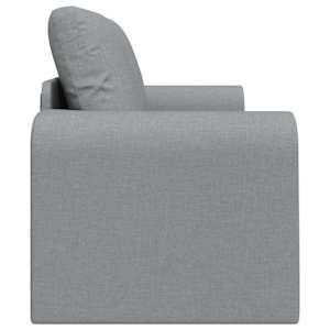 Pohovka na spaní 60cm Světle šedá textil - obrázek 6