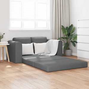 Sofa postelja 60cm Temno siva blago