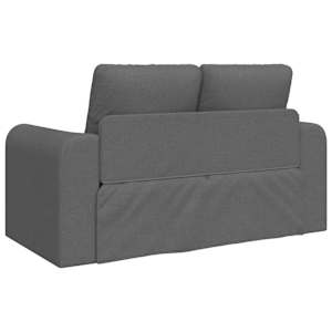 Pohovka na spaní 60cm Tmavě šedá textil - obrázek 6