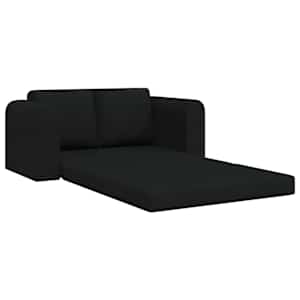 Pohovka na spaní 60cm Černá textil - obrázek 4