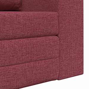 Pohovka na spaní 60cm Víno Červené textil - obrázek 9