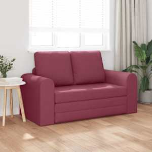 Pohovka na spaní 60cm Víno Červené textil - obrázek 3