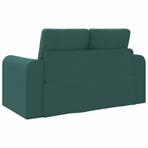 Pohovka na spaní 60cm Tmavě zelená textil - obrázek 7