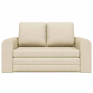 Pohovka na spaní 60cm Krémová textil - obrázek 5