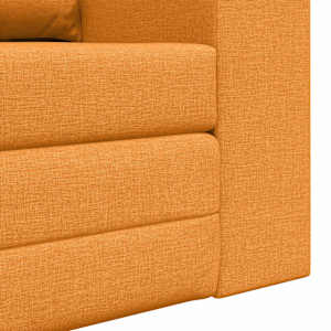 Pohovka na spaní 60cm Tmavě žlutá textil - obrázek 9