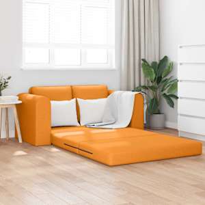 Sofa postelja 60cm Temno rumena blago