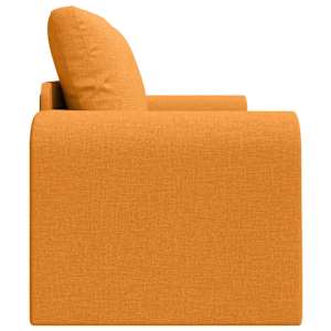 Pohovka na spaní 60cm Tmavě žlutá textil - obrázek 6