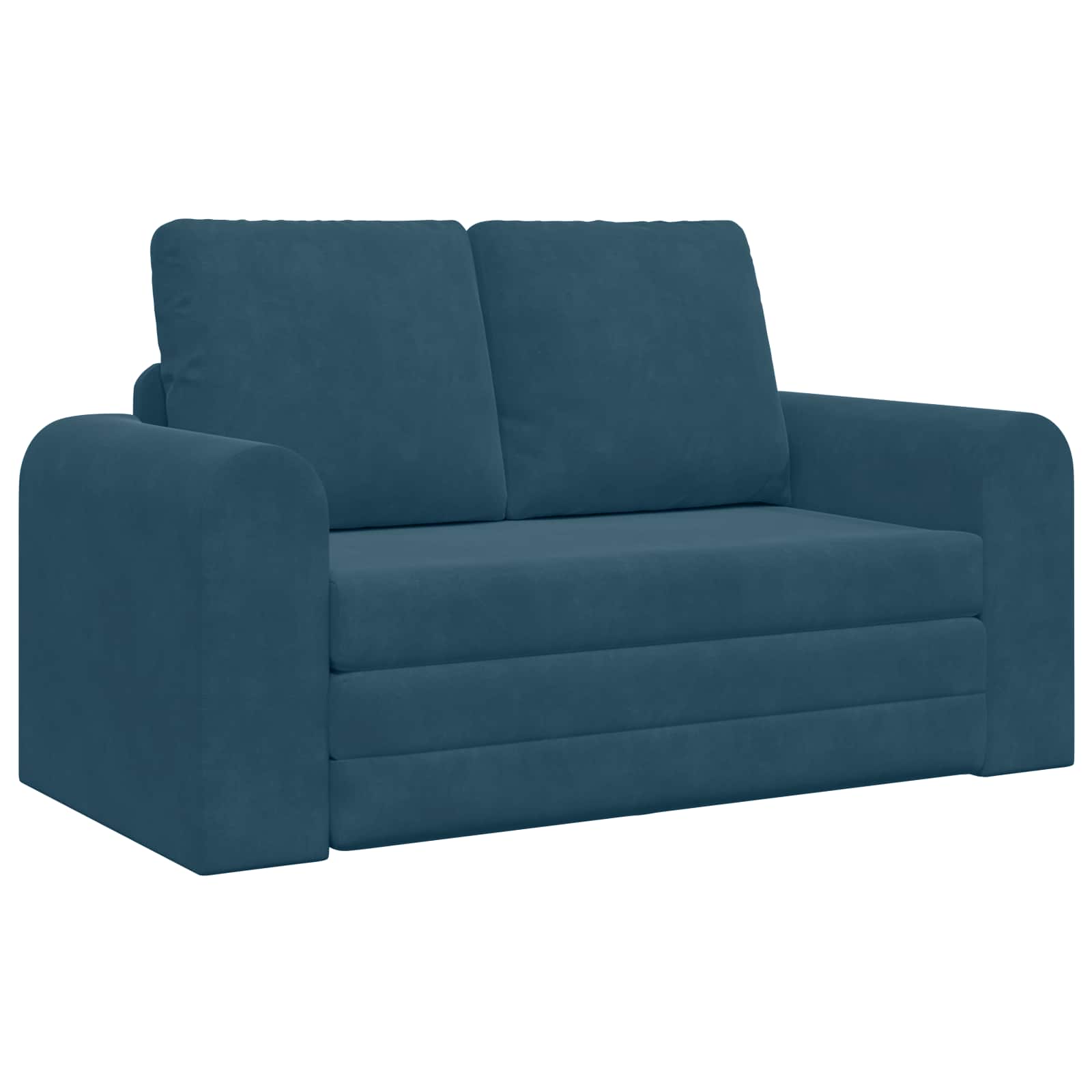 Thumbnail - vidaXL Schlafsofa Blau 148 x 71 x 83 cm Samt