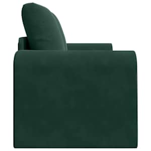 Pohovka na spaní 60cm Tmavě zelená samet - obrázek 6