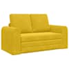 vidaXL Diivanvoodi Kollane 148 x 71 x 83 cm Samet