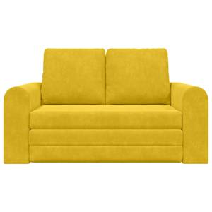 Pohovka na spaní 60cm Žlutá samet - obrázek 5