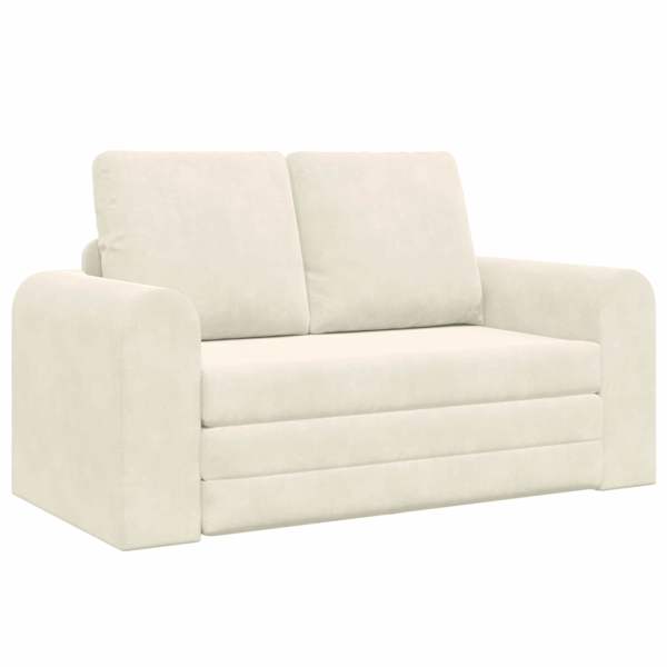 vidaXL Diivanvoodi cream 148 x 71 x 83 cm Samet