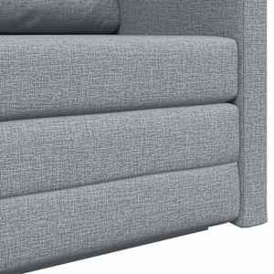 Pohovka na spaní 110cm Světle šedá textil - obrázek 9