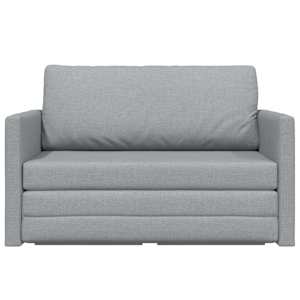 Pohovka na spaní 110cm Světle šedá textil - obrázek 5