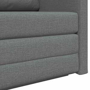 Pohovka na spaní 110cm Tmavě šedá textil - obrázek 9
