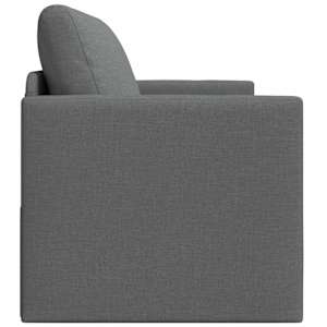 Pohovka na spaní 110cm Tmavě šedá textil - obrázek 6