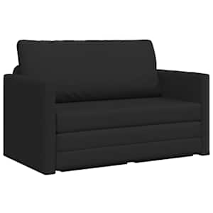 vidaXL Diivanvoodi Must 124 x 71 x 78 cm kangas
