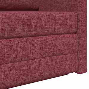 Pohovka na spaní 110cm Víno Červené textil - obrázek 9