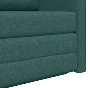 Pohovka na spaní 110cm Tmavě zelená textil - obrázek 9