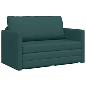 Pohovka na spaní 110cm Tmavě zelená textil - obrázek 2