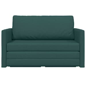Pohovka na spaní 110cm Tmavě zelená textil - obrázek 5