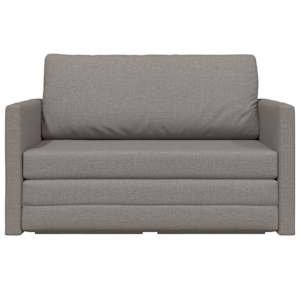 Pohovka na spaní 110cm Taupe textil - obrázek 5
