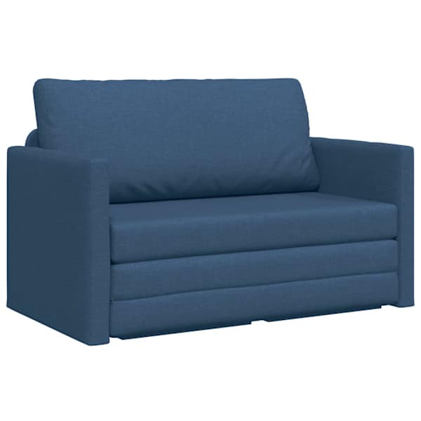 vidaXL Diivanvoodi Sinine 124 x 71 x 78 cm kangas