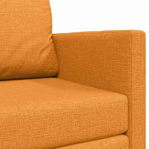Pohovka na spaní 110cm Tmavě žlutá textil - obrázek 8