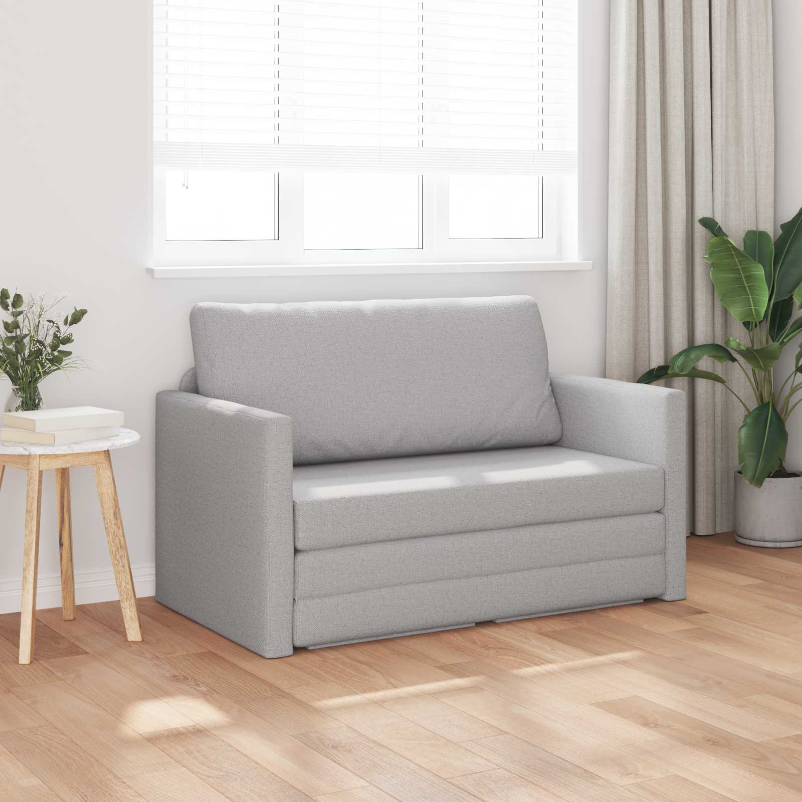 Sofa postelja 110cm Oblačno siva blago - slika 3