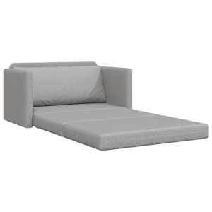 Pohovka na spaní Oblačno šedá 124 x 71 x 78 cm textil - obrázek 4