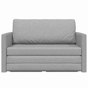 Pohovka na spaní Oblačno šedá 124 x 71 x 78 cm textil - obrázek 5