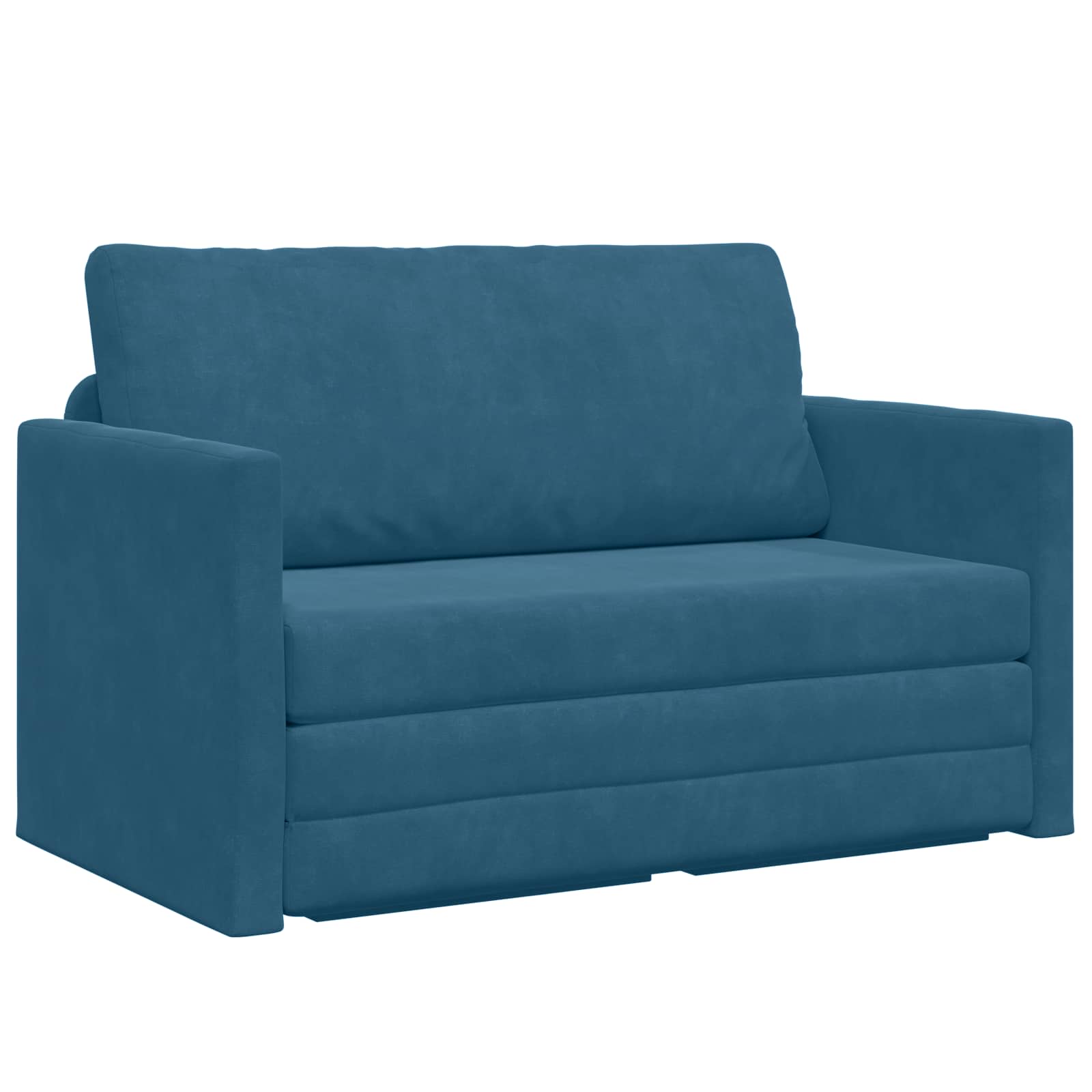 Thumbnail - vidaXL Schlafsofa Blau 124 x 71 x 78 cm Samt