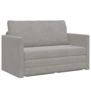 vidaXL Diivanvoodi Helehall 124 x 71 x 78 cm Samet