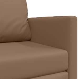Pohovka na spaní 110cm Cappuccino Umělá kůže - obrázek 8