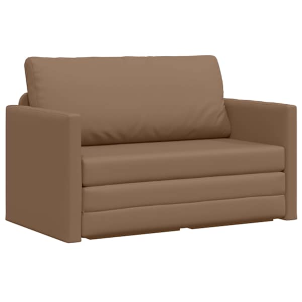 vidaXL Diivanvoodi Cappuccino 124 x 71 x 78 cm Kunstnahk