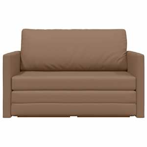 Pohovka na spaní 110cm Cappuccino Umělá kůže - obrázek 5