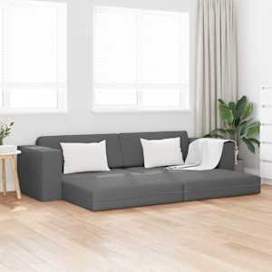Sofa postelja Temno siva 245 x 78 x 77 cm blago