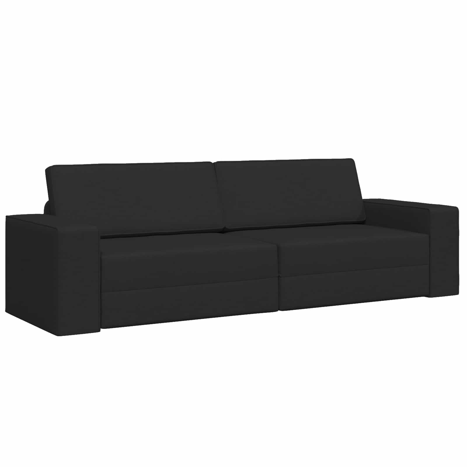 Thumbnail - vidaXL Schlafsofa 200cm Schwarz Stoff