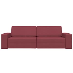 Pohovka na spaní 200cm Víno Červené textil - obrázek 5
