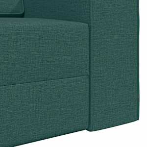 Pohovka na spaní 200cm Tmavě zelená textil - obrázek 9