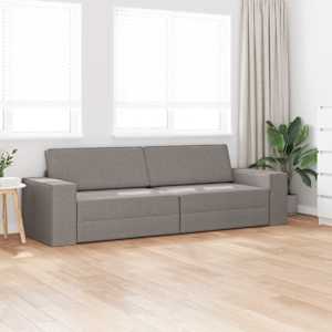 Pohovka na spaní 200cm Taupe textil - obrázek 3