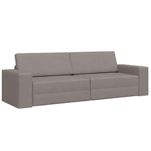 vidaXL Diivanvoodi Pruunikashall 245 x 78 x 77 cm kangas
