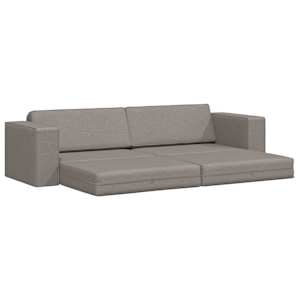 Pohovka na spaní 200cm Taupe textil - obrázek 4