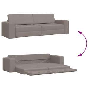 Pohovka na spaní 200cm Taupe textil - obrázek 10