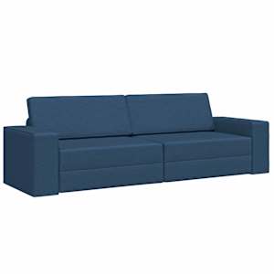 vidaXL Diivanvoodi Tumesinine 245 x 78 x 77 cm kangas