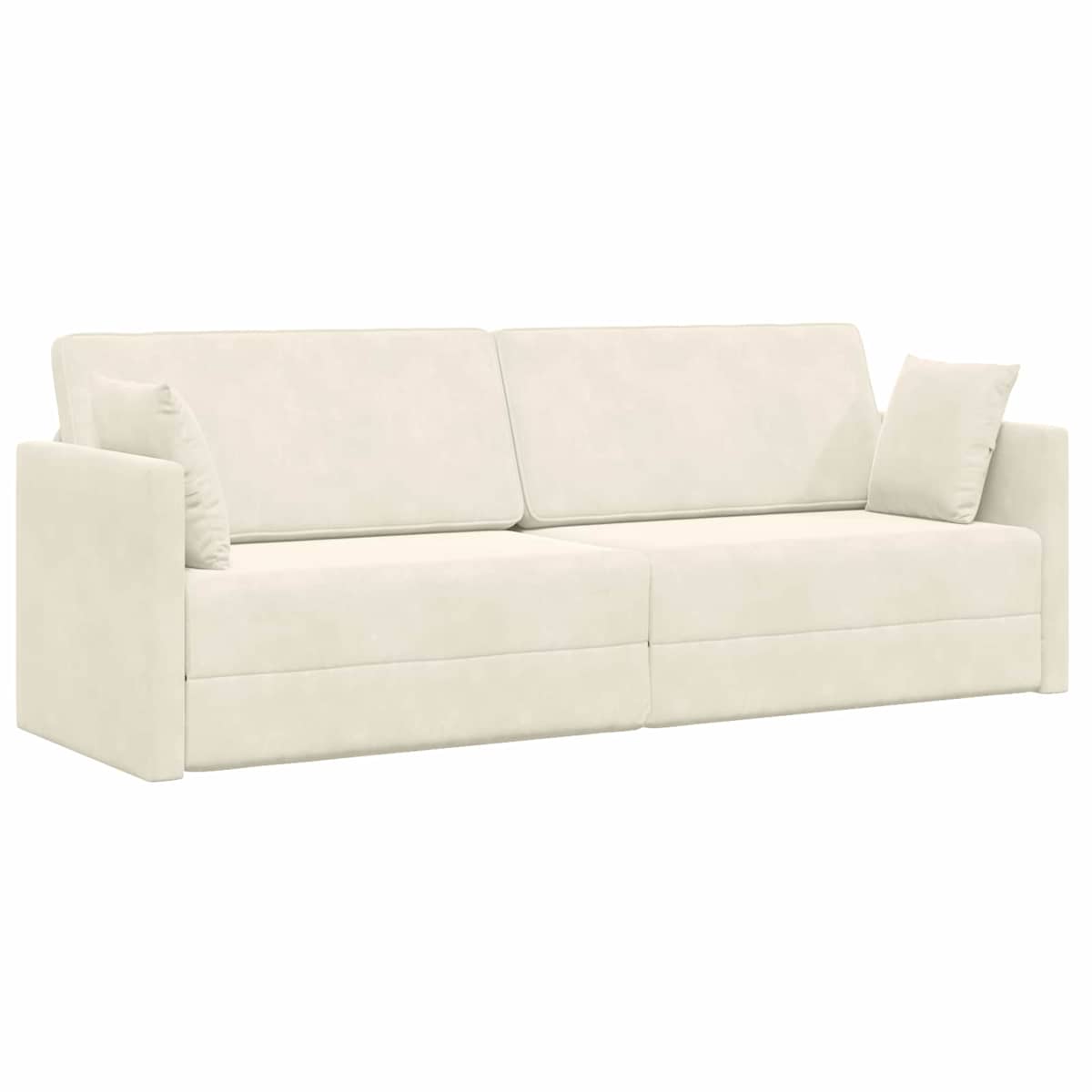 Gulvsovesofa 213 x 70 x 77 cm Fløjl - Billede 2