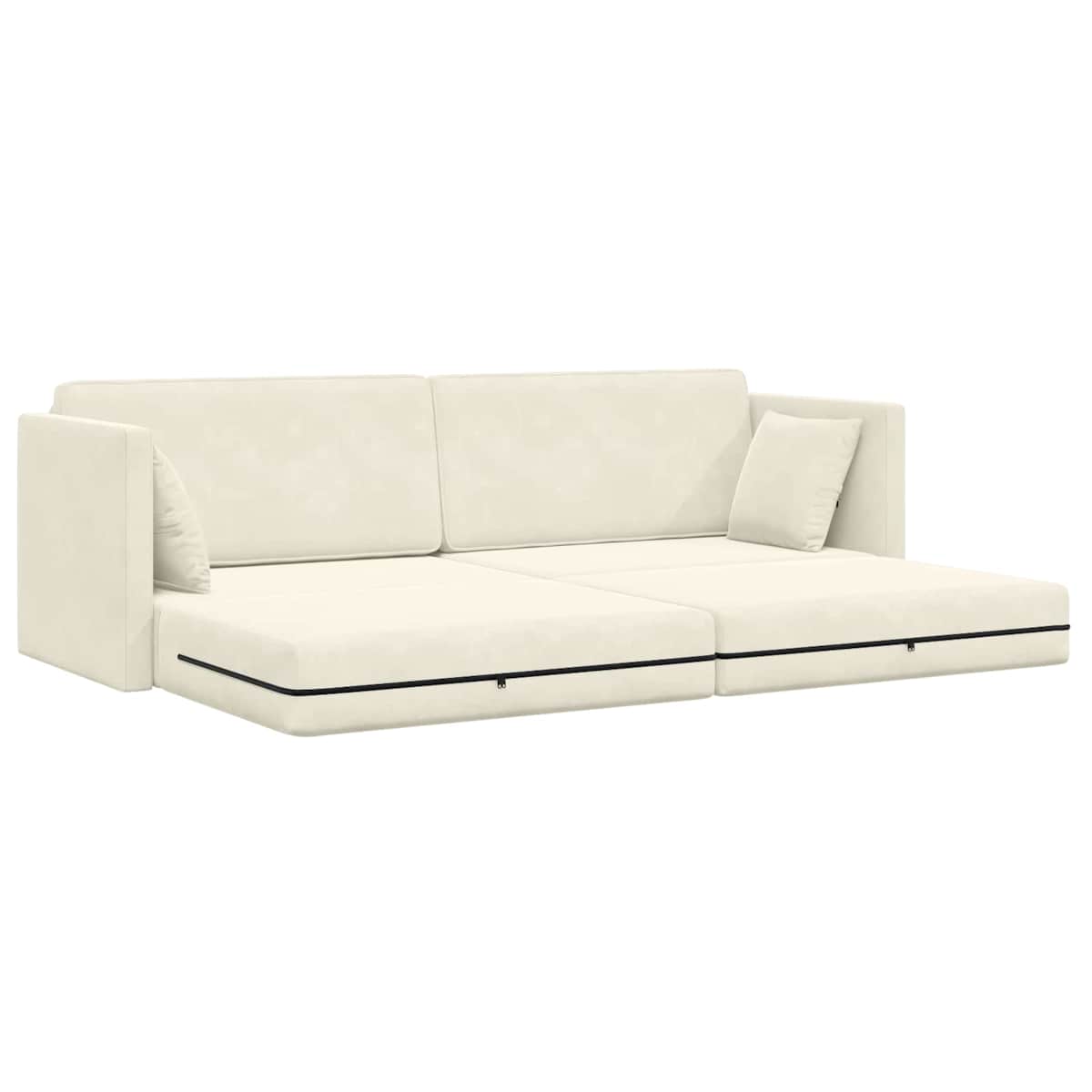 Gulvsovesofa 213 x 70 x 77 cm Fløjl - Billede 4