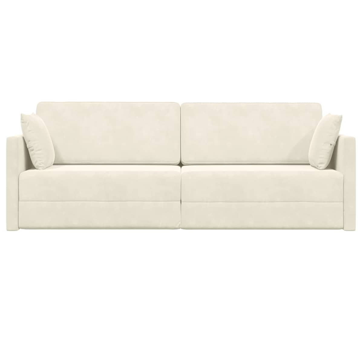 Gulvsovesofa 213 x 70 x 77 cm Fløjl - Billede 5