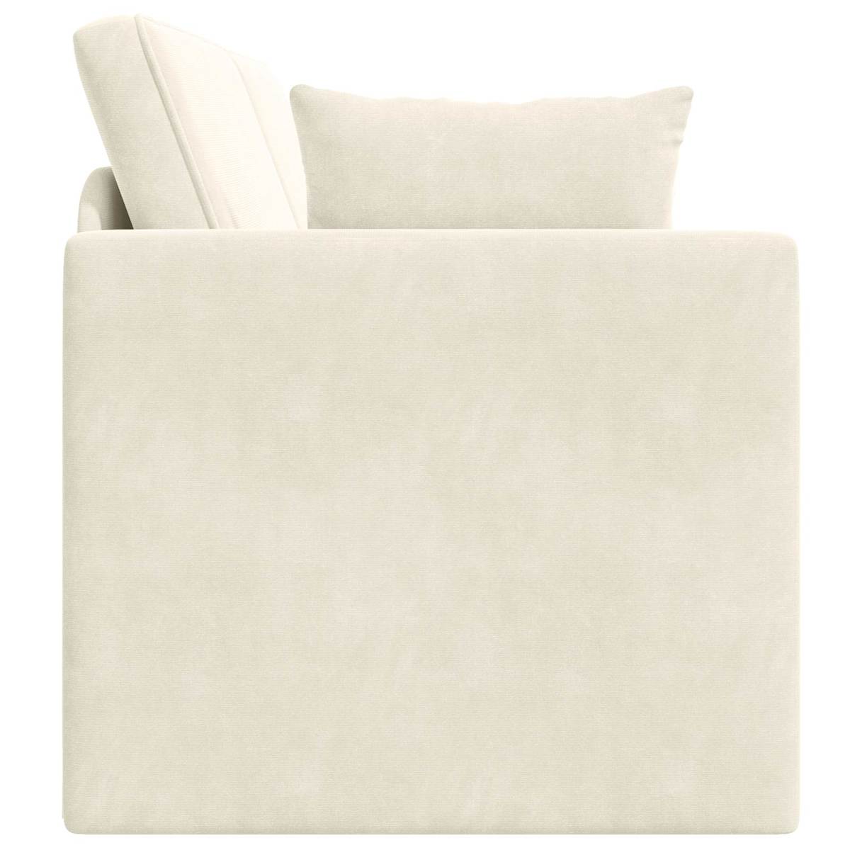 Gulvsovesofa 213 x 70 x 77 cm Fløjl - Billede 6
